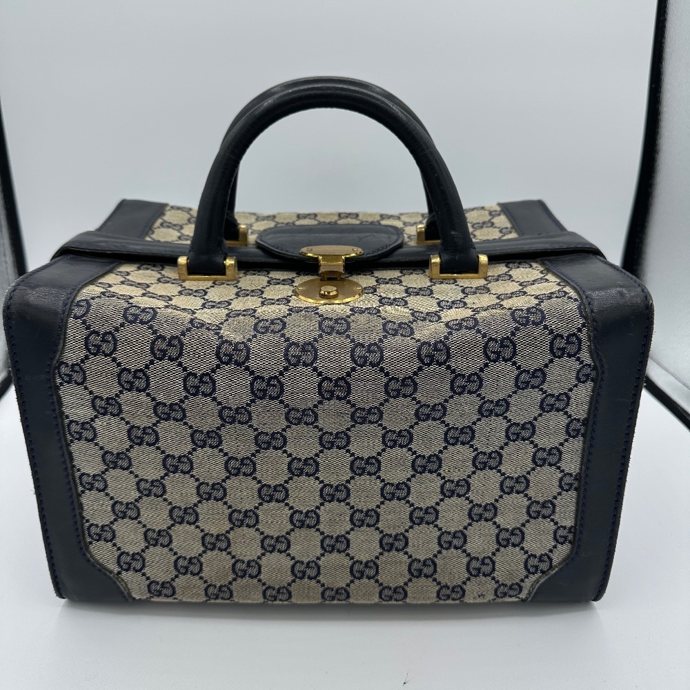 Gucci Vintage 1970's Monogram Box